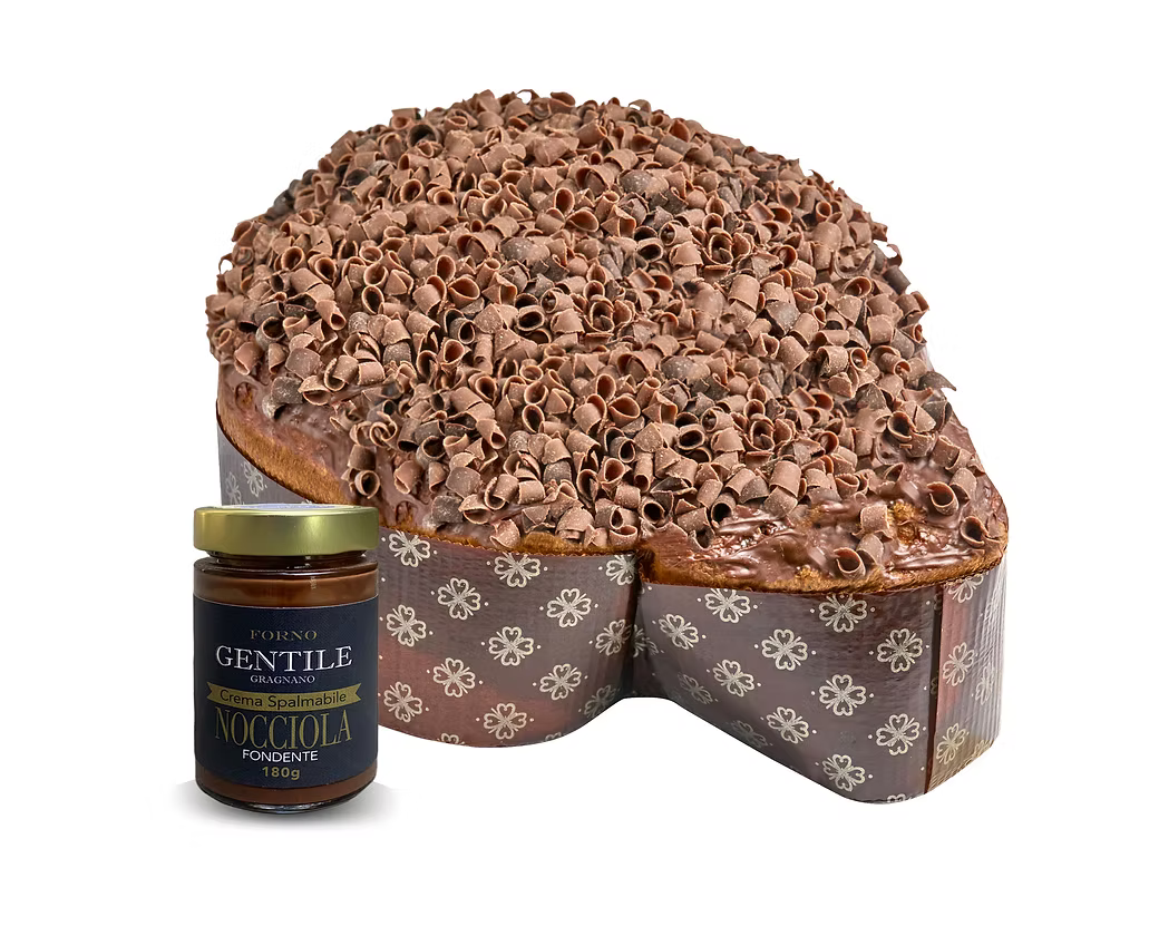 Colomba ai Tre cioccolati con Crema Spalmabile - Forno Gentile Gragnano